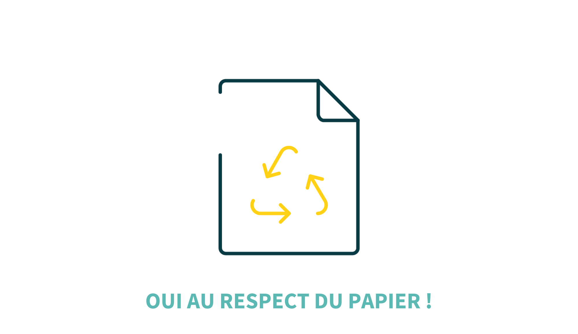 Room Saveurs s'engage pour le respect du papier