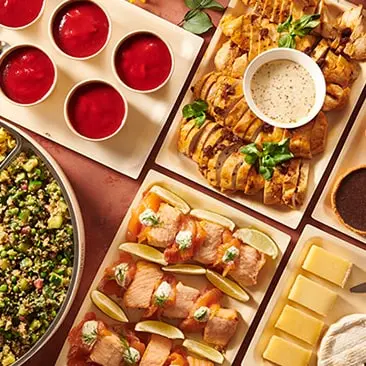 Les buffets Room Saveurs à commander 48 heures avant